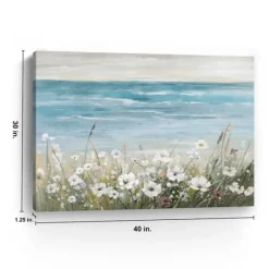 Floral Beach Giclee Canvas Art Print, 40X32 In.-Kirkland's Home Hot