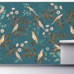 Floral Birds Peel And Stick Wall Mural-Kirkland's Home Hot