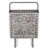 Floral Embossed Metal Wall Pocket-Kirkland's Home Store