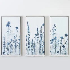 Floral Framed Canvas Art Prints, Set Of 3-Kirkland's Home Shop