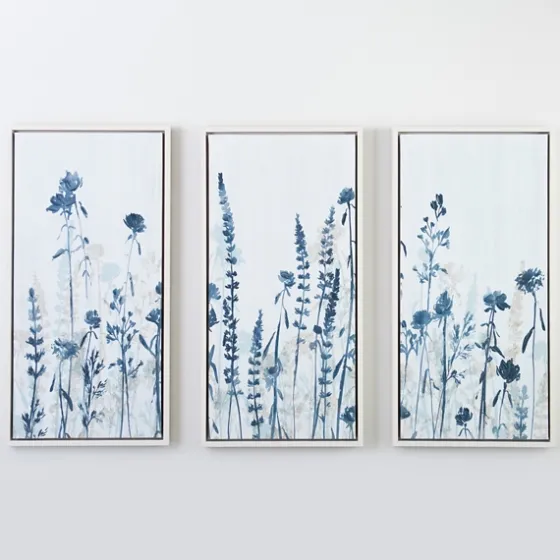 Floral Framed Canvas Art Prints, Set Of 3-Kirkland's Home Shop