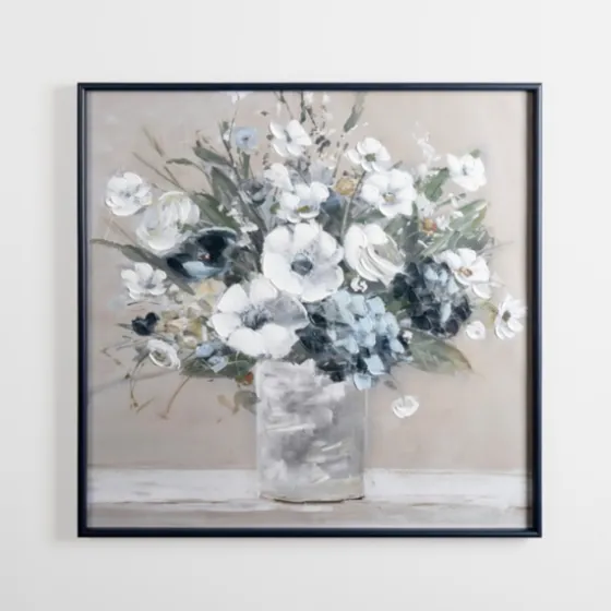 Floral Framed Canvas Art Print-Kirkland's Home Discount