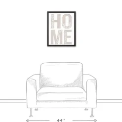 Floral Home Black Framed Canvas Art Print-Kirkland's Home Hot