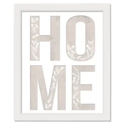 Floral Home White Framed Canvas Art Print-Kirkland's Home Cheap