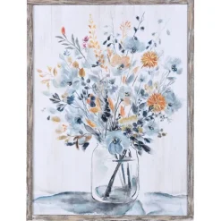 Floral In A Jar I Framed Wall Art Print-Kirkland's Home Fashion