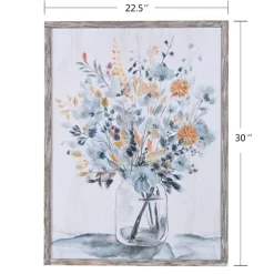Floral In A Jar I Framed Wall Art Print-Kirkland's Home Fashion