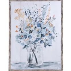 Floral In A Jar Ii Framed Wall Art Print-Kirkland's Home Discount