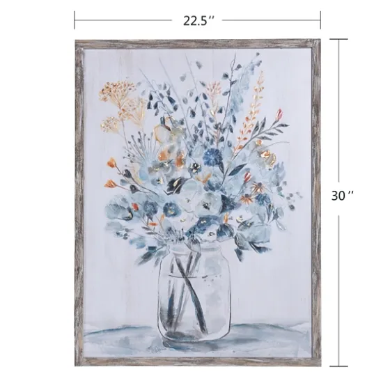 Floral In A Jar Ii Framed Wall Art Print-Kirkland's Home Discount