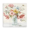 Floral In Transparent Bottle Canvas Art Print-Kirkland's Home Clearance