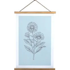Floral Print Hanger Frame Wall Plaque-Kirkland's Home Fashion