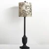 Floral Shade Black Buffet Lamp-Kirkland's Home Fashion
