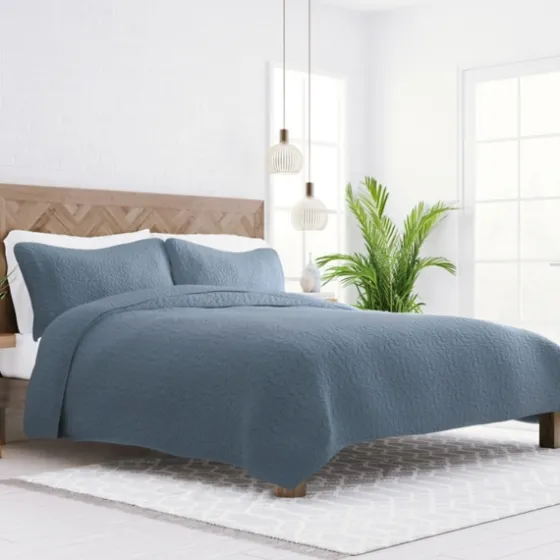 Floral Stitch 3-Pc. King Quilt Set-Kirkland's Home Best Sale
