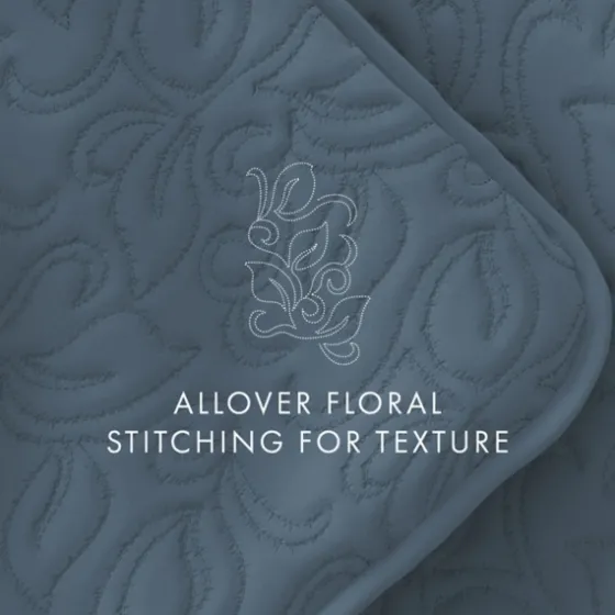 Floral Stitch 3-Pc. King Quilt Set-Kirkland's Home Best Sale