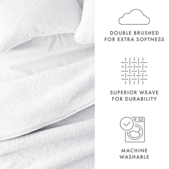 Floral Stitch 3-Pc. King Quilt Set-Kirkland's Home Best Sale