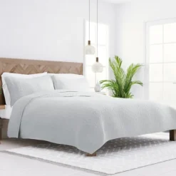 Floral Stitch 3-Pc. King Quilt Set-Kirkland's Home New