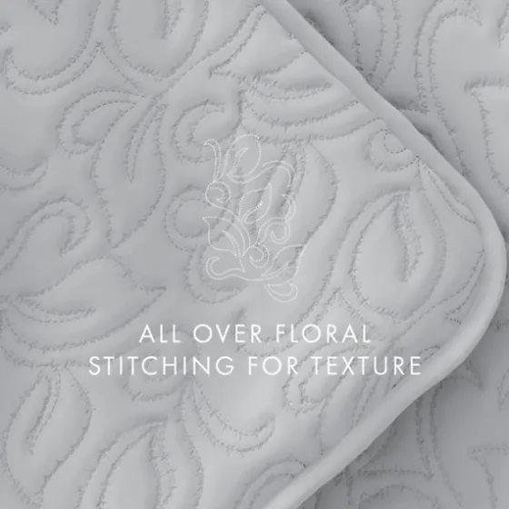 Floral Stitch 3-Pc. Queen Quilt Set-Kirkland's Home Best Sale