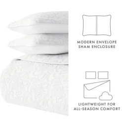 Floral Stitch 2-Pc. Twin Quilt Set-Kirkland's Home Shop