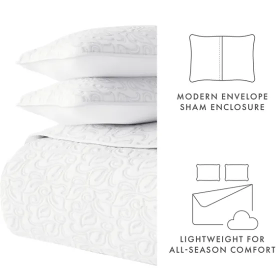 Floral Stitch 2-Pc. Twin Quilt Set-Kirkland's Home Shop
