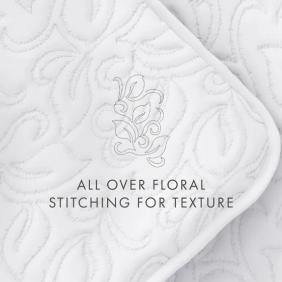 Floral Stitch 2-Pc. Twin Quilt Set-Kirkland's Home Shop