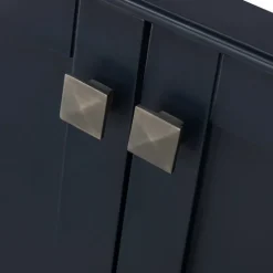 Florence Navy Wood Backsplash Sink Vanity-Kirkland's Home Best