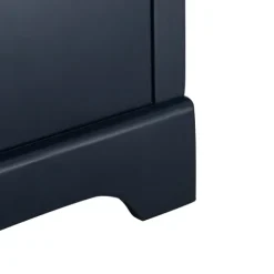 Florence Navy Wood Backsplash Sink Vanity-Kirkland's Home Best