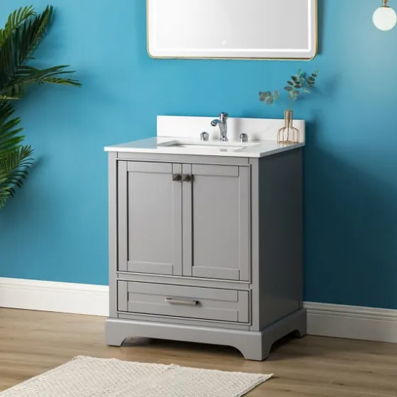 Florence Wood Backsplash Sink Vanity-Kirkland's Home Online