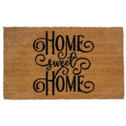 Flourish Script Home Sweet Home Coir Doormat-Kirkland's Home Clearance