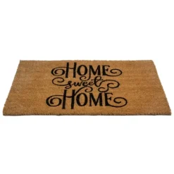 Flourish Script Home Sweet Home Coir Doormat-Kirkland's Home Clearance