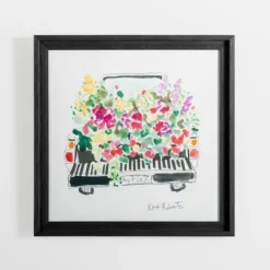 Flower Bed Pickup Truck Framed Art Print-Kirkland's Home Cheap