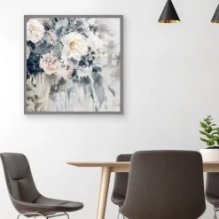 Flower Impressions Framed Canvas Art Print-Kirkland's Home Outlet