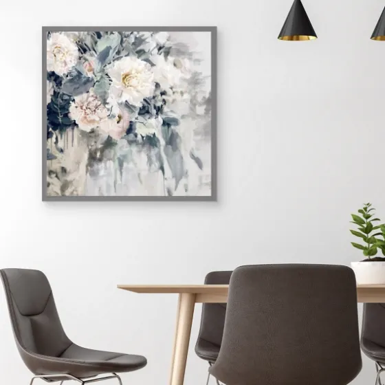 Flower Impressions Framed Canvas Art Print-Kirkland's Home Outlet