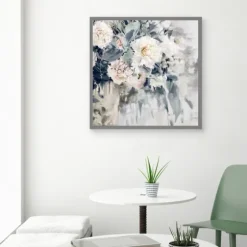 Flower Impressions Framed Canvas Art Print-Kirkland's Home Outlet