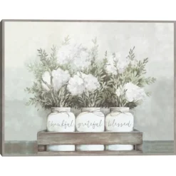 Flower Jars Framed Canvas Art Print-Kirkland's Home Cheap