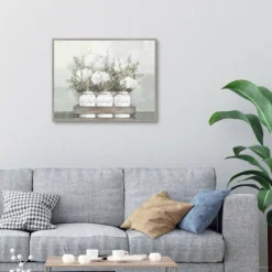 Flower Jars Framed Canvas Art Print-Kirkland's Home Cheap