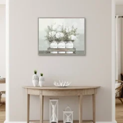 Flower Jars Framed Canvas Art Print-Kirkland's Home Cheap