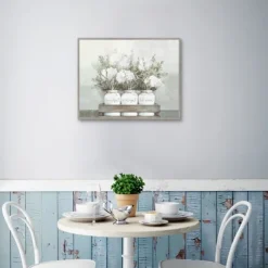 Flower Jars Framed Canvas Art Print-Kirkland's Home Cheap