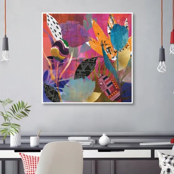 Flower Power Passion Framed Canvas Art Print-Kirkland's Home Shop