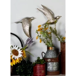 Flying Birds Wall Sculptures, Set Of 3-Kirkland's Home Discount