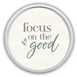 Focus On The Good Round Framed Plaque-Kirkland's Home Shop