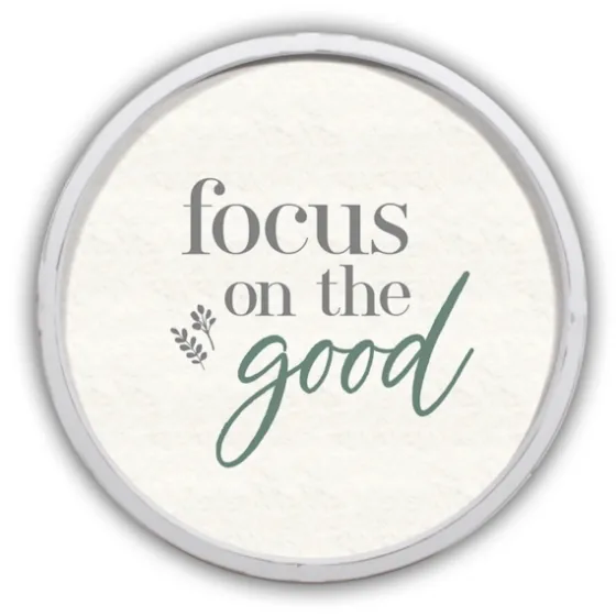 Focus On The Good Round Framed Plaque-Kirkland's Home Shop