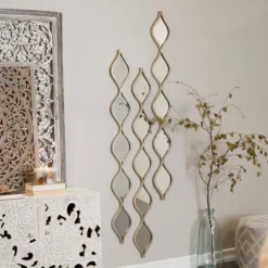 Foil Slim Stacked Teardrops Wall Mirror-Kirkland's Home Flash Sale