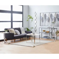 Foil Slim Stacked Teardrops Wall Mirror-Kirkland's Home Flash Sale
