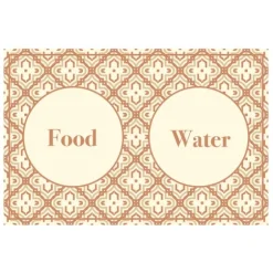 Food And Water Bowl Floor Mat, 15X23-Kirkland's Home Cheap