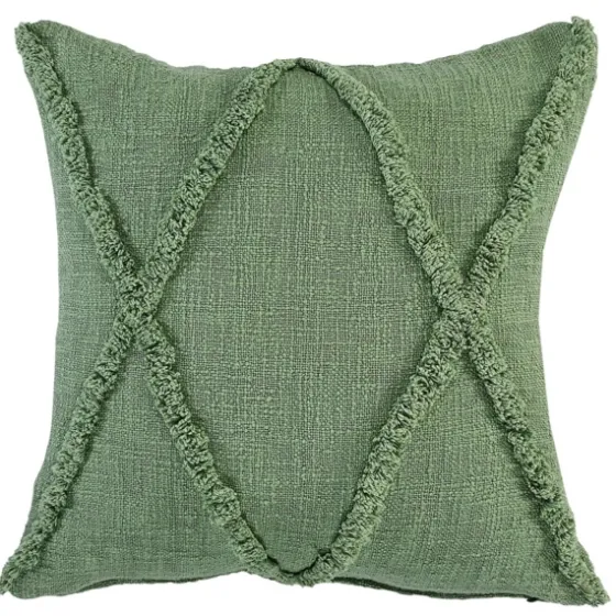 Forest Fringe Diamond Pillow, 20 In.-Kirkland's Home Online