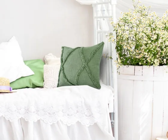 Forest Fringe Diamond Pillow, 20 In.-Kirkland's Home Online