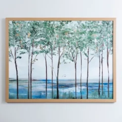 Forest Peak Wood Framed Art Print-Kirkland's Home Discount