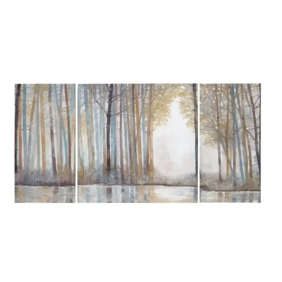 Forest Reflections Canvas Art Prints, Set Of 3-Kirkland's Home Online