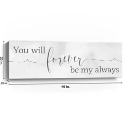 Forever Be My Always Canvas Art Print-Kirkland's Home New
