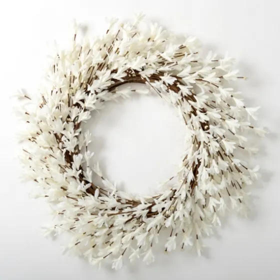 Forsythia Flowers Wreath-Kirkland's Home Sale
