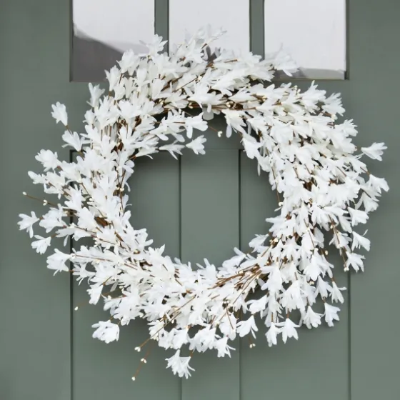 Forsythia Flowers Wreath-Kirkland's Home Sale